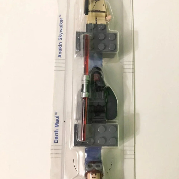 Lego Star Wars Magnets Anakin Skywalker Darth Maul Naboo Fighter Minifigures - Picture 3 of 16